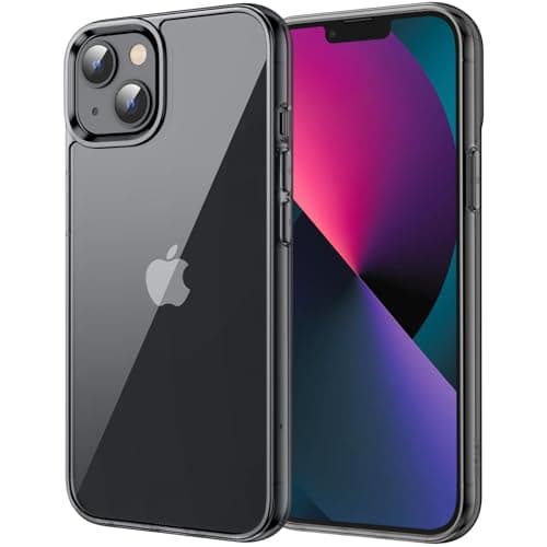 Image of JETech Case for iPhone 13 6.1-Inch, Shockproof Bumper Cover, Anti-Scratch Clear Back (Black)