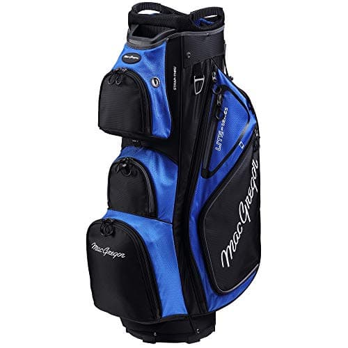 Image of MacGregor Golf VIP Deluxe 14-Way Trolley Bag, 9.5" Top, Black/Blue