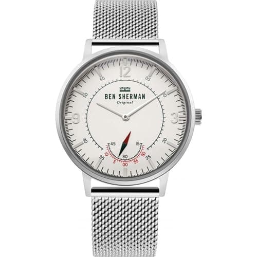 Image of Ben Sherman Mens Quartz Watch, Analogue Classic Display and Stainless Steel Strap WB034SM