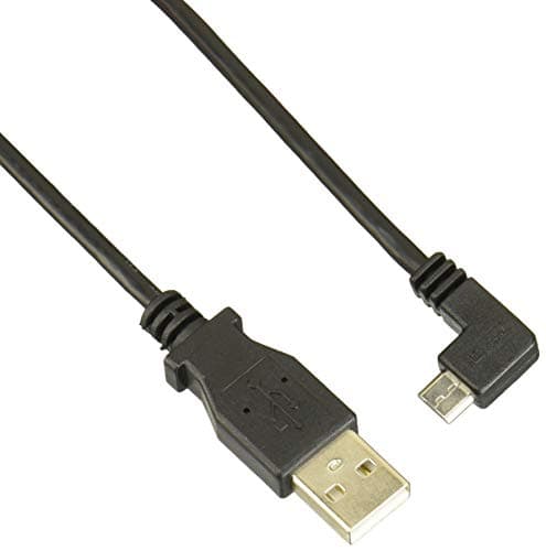 Image of StarTech.com (1m) Right angled Micro USB Charge and Sync Cable M/M (Black)