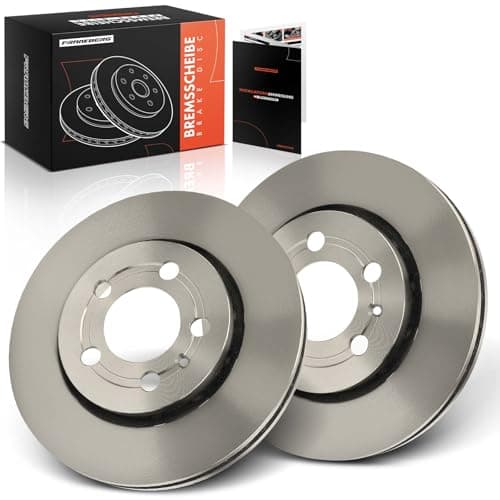 Image of Frankberg Brake Disc Set incl. 2x Discs Rear Vented Ø256mm Compatible with Golf IV 1J1 Bor.a 1J2 TT 8N3 TT Roadste.r 8N9 Replace# 8L0615601, 8N0615601B