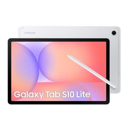 Image of Samsung Galaxy Tab S10 Lite, AI Tablet, 6GB Memory, 128GB Storage, 10.9" 90Hz display, S Pen Included, Long Battery Life, Silver, 3 Year Extended Warranty (UK Version)