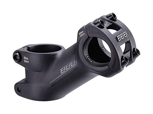 Image of BBB Cycling Handlebar Stem Highrise | Ø 25,4 mm 35 Degree 70mm | MTB Mountainbike E-Bike Urban Cycling | Aluminium Steel | BHS-24, Black