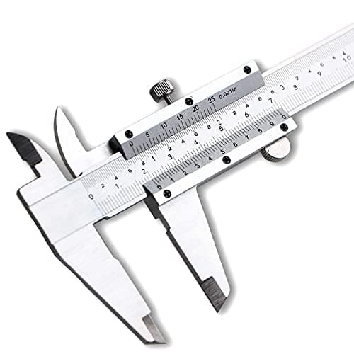 Image of Spurtar Vernier Caliper Gauge 0-150mm 0-6" Precision Calipers Measuring Tool Accuracy 0.02mm/0.001" for DIY/Household/Industrial Use with Storage Case