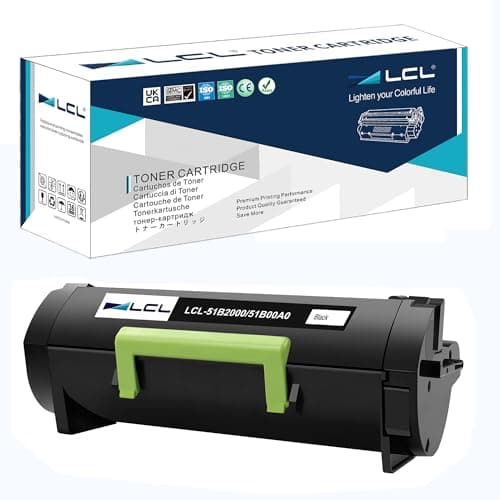 Image of LCL Remanufacturered Toner Cartridge 51B2000 51B00A0 (1 Black) Replacement for Lexmark MS317 MS317DN MS417 MS417DN MS517 MS517DN MS617 MS617DN MX317 MX317DN MX417 MX417DN MX517 MX517DE MX617 MX617DE