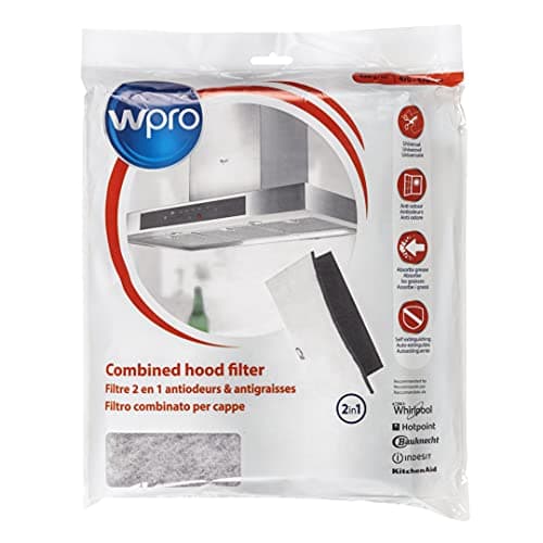 Image of Wpro UCF016 - Extractor hood Accessory Filter for Extractor Hood/Activated Charcoal & Grease Filter Set/Universal/Can be cut to fit