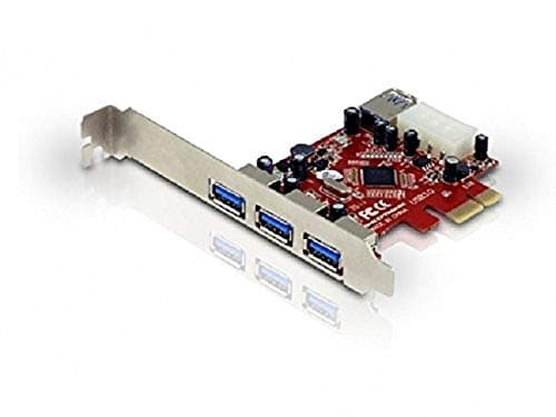 Image of Conceptronic PCI Express Interface Card with 4x USB 3.0 Port and Internal Molex power connector