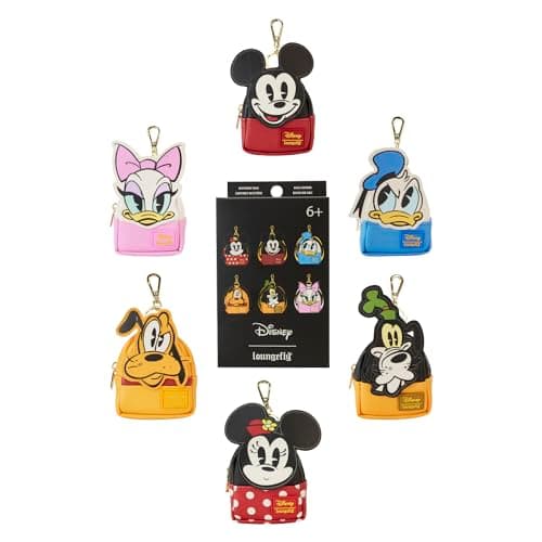 Image of Funko Disney - Mickey & Friends Mini Backpack Mystery Charm - Styles Vary - Cute & Collectable for Backpacks & Bags - Gift Idea - Official Merchandise
