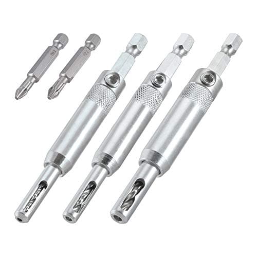 Image of Trend Snappy 5-Piece Drill Bit Guide Set for No.6, 8 & 10 Gauge Screws, Quick Release System, SNAP/DBG/A