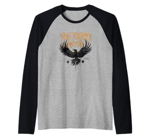 Image of Game of Thrones Nights Watch Eagle Raglan Baseball Tee