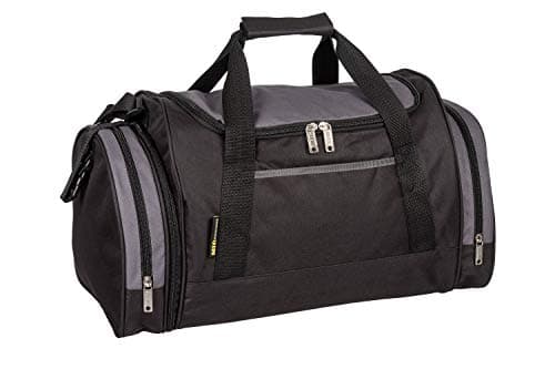 Image of Mens & Womens Sports & Gym Travel Holdall Bags (Black)