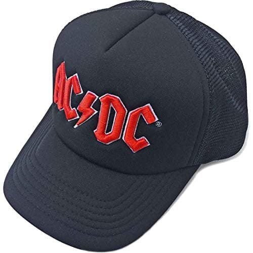 Image of AC/DC Rock Off Red Logo Mesh Back (Cap) Official Merchandise