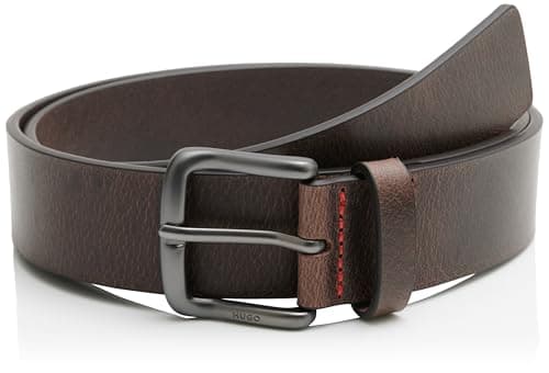 Image of Hugo Men's Belt, Dark Brown 205, 95