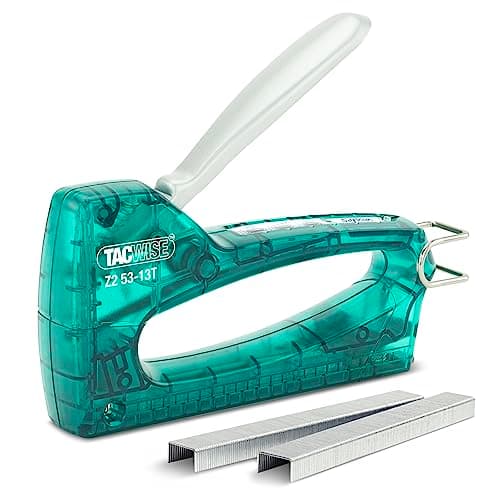 Image of Tacwise 1728 Z2 53-13T Transparent Staple Gun with 300 Staples, Uses Type 13 and 53/4-8 mm Staples