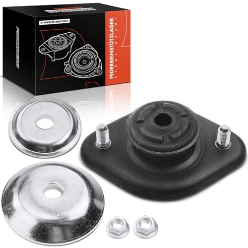 Image of Frankberg 1x Strut Mount Rear Axle Left or Right Compatible with 3 Series E30 E36 E46 1.6L-3.0L 1982-2005 Z3 E36 1.8L-3.0L 1997-2003 Replace# 33521128819