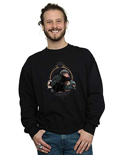 Image of Absolute Cult Fantastic Beasts Men's Baby Nifflers Sweatshirt Black Large