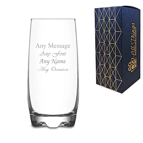 Image of Personalised Engraved 390ml Adora Hiball Tumbler, Gift Boxed, Perfect for Any Occasion