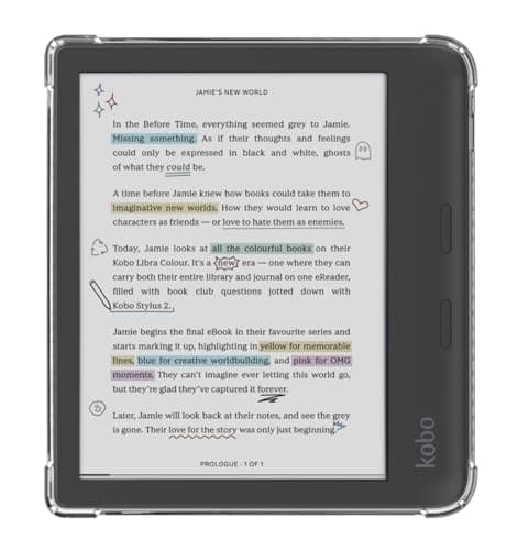 Image of Zcooooool Case for Kobo Libra Colour/Libra 2 eReader Case 7 inch Reinforced Corners Cover Compatible Kobo Case