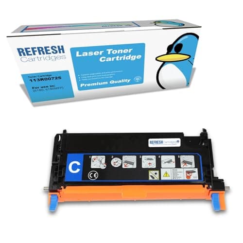 Image of Remanufactured 113R00723 High Capacity Cyan Toner Cartridge Replacement for Xerox Printers