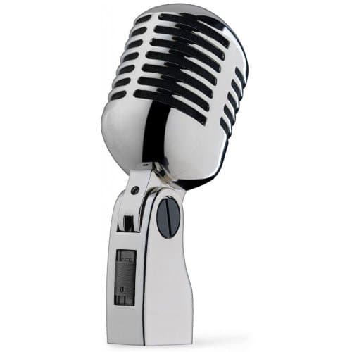 Image of Stagg 50's Style Dynamic Stand Mounted Microphone for Vocal Pickup
