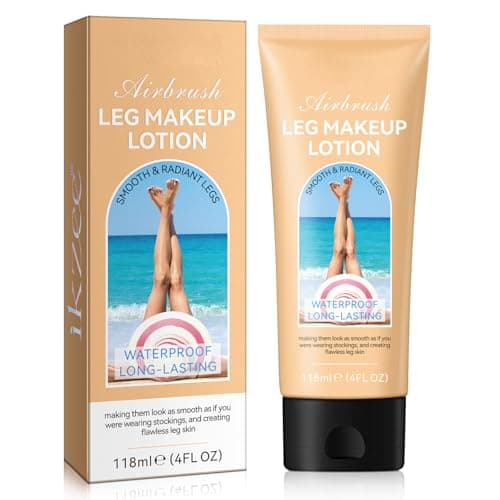 Image of Leg Full Coverage Concealer, Leg Makeup For Veins Scars Tattoos, Long-Lasting No Transfer, No Transfer To Cover Veins Concealer For Mature Skin Smooth Tone Body makeup Long Lasting (#1 Fairest Glow)