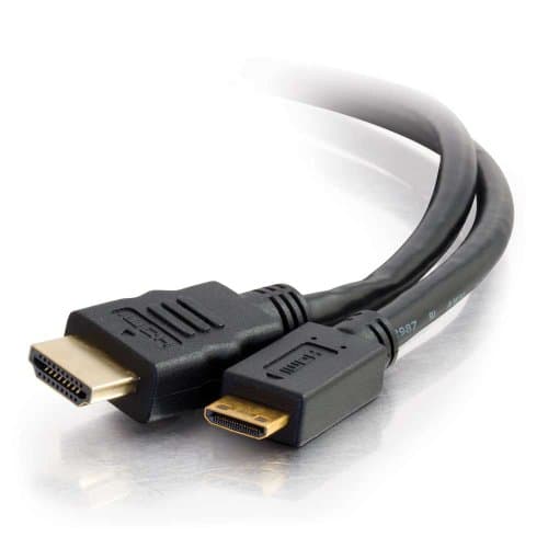 Image of C2G 10ft (3m) High Speed HDMI to Mini HDMI Cable with Ethernet - 4K 60Hz HDMI 2.0 Gold Plated