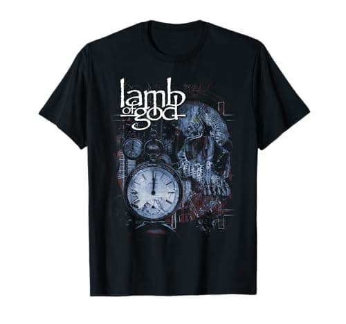 Image of Lamb of God Circutry Skull T-Shirt