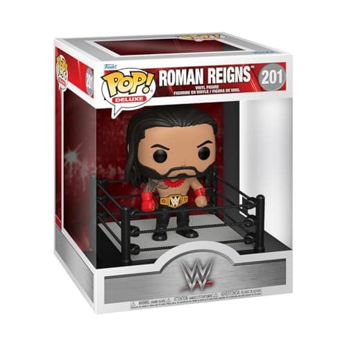 Image of Funko POP! Deluxe: WWE - Roman Reigns in Ring - Collectable Vinyl Figure - Gift Idea - Official Merchandise - Toys For Kids & Adults - Model Figure for Collectors and Display