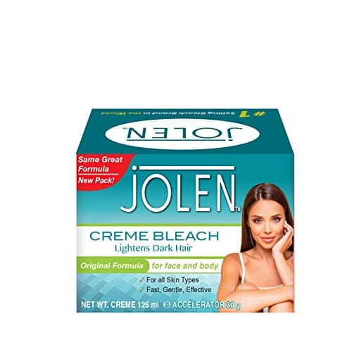 Image of Jolen Crème Bleach Lightens Dark Hair. Original Formula for Face and Body Hair. 125ml