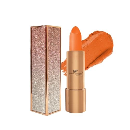 Image of Beauty Forever Semi Matte Lipstick with Vitamin E, Plumping and Long Lasting, 3.6gms (585 Coral)