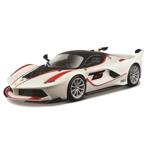 Image of Bburago 18-26301W Ferrari FXX-K 1:24 Scale Model Car White #75