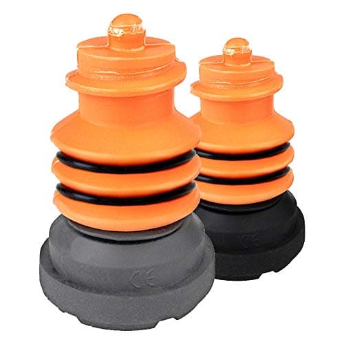 Image of Flexyfoot Shock Absorbing Crutch Ferrule Replacement Foot – Universal Fit Across Flexyfoot Ferrule Range - Improves Grip and Safety, Reduces Slips, Reduces Shock from Impacts – Grey – Pack of 1