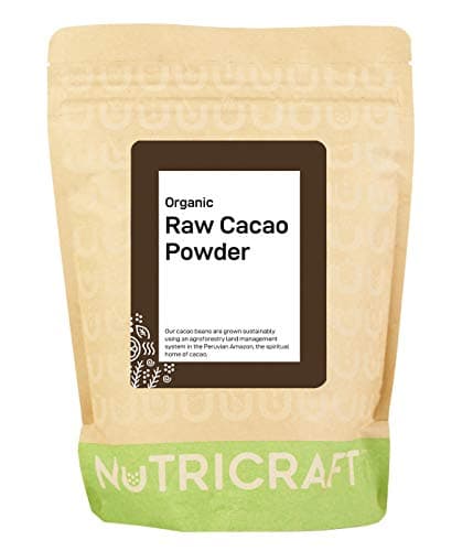 Image of NutriCraft Organic Raw Cacao/Cocoa Powder - 1kg, 75% Criollo Cacao Beans, Made from Aromatic Beans, Superfood for Smoothies & Baking, Chocolate Making, High Nutrient, Rich Antioxidants