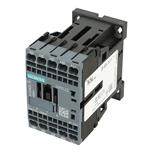 Image of 3RH2122-2BB40 | SIEMENS CONTACTOR RELAY, 2NO+2NC, 24VDC, SIZE S00, SPRING-TYPE TERMINAL