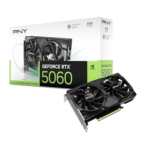 Image of PNY GEFORCE RTX™ 5060 8GB Dual Fan DLSS 4 Graphics Card