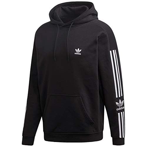Image of adidas Originals Men's Lock Up Hooded Sweatshirt, Black, S