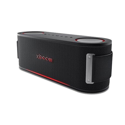Image of LG xboom Bounce by will.i.am, xboom Signature Sound, Portable Bluetooth Speaker, IP67 Dust and Water Resistant, up to 30 Hours of Playback, MIL-STD 810H Durability, Adjustable Carrying Strap