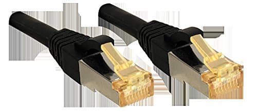 Image of LINDY Cat.7 S/FTP PIMF LSOH 0.3m Patch Cable, Black