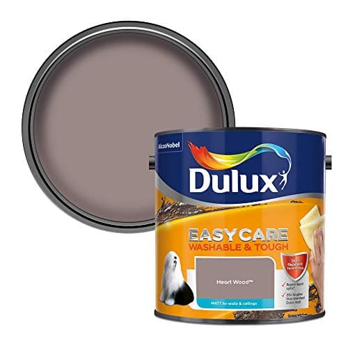 Image of Dulux Easycare Washable & Tough Matt Emulsion Paint - Heart Wood - 2.5L