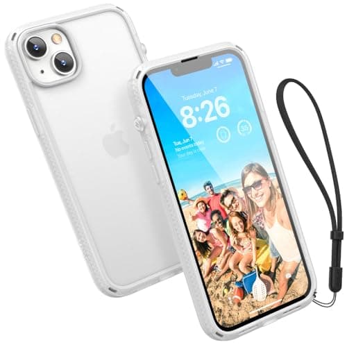 Image of Catalyst Influence Case for iPhone 14 Plus, 2.5X higher drop protection, Fingerprint Resistant, Durable, easy to clean and Install, 30% louder forward audio, Lanyard Included – Clear