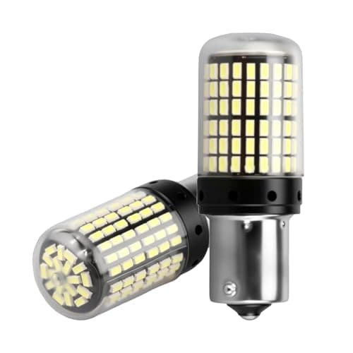 Image of GEU BA15S LED Bulbs PY21W 1156 Super Bright White 6500K Bulbs Canbus Error Free 3014SMD for Car Turn Signal Lights Backup Reverse Parking Tail Brake Indicator LED Lights 12V Pack of 2