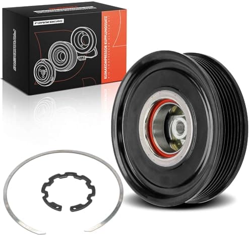 Image of Frankberg 1 x AC Compressor Clutch Kit Air Conditioning Compatible with Berlingo EC ER C3 Aircross II 2C 2R DS3 SA Grand C4 Spacetourer 3A 3E Corsa F P2JO 5008 0E 0U 208 I CA CC Replace# 9822184980