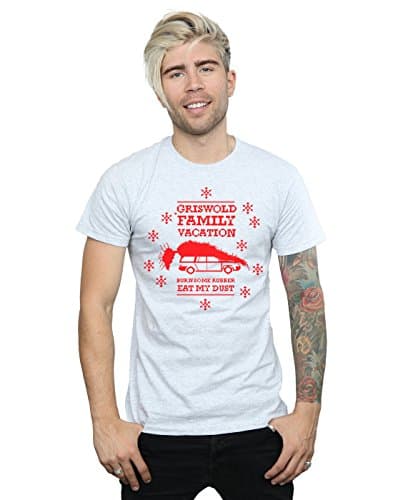 Image of National Lampoon's Christmas Vacation Men's Eat My Dust T-Shirt XXX-Large Sport Grey