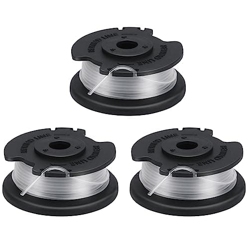 Image of Eyoloty 3 Pack GE-CT 18/28 Li Trimmer Spool Line - 16ft (4.9m) 0.065" (1.65mm) - Compatible with Einhell Cordless Strimmer GE-CT 18/260 Li, GE-CT 18/28 Li, GE-CT 18/28 Li TC, GE-CT 18/28 Li-Solo