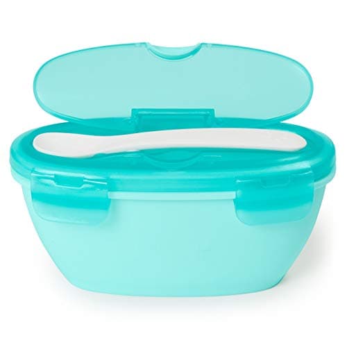 Image of Skip Hop 2 Pack Easy Grab Bowls Grey and Soft Teal 90 g