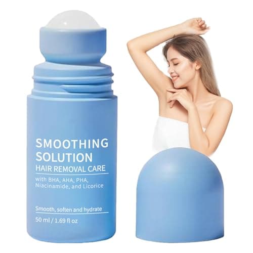 Image of Smoothing Solution Ingrown Hair Treatment - Razor Bumps Ingrown Hair Serum - Ingrown Tonic Treatment for Women Underarm - Gently Moisturizing for Tend Skin,Roller Ball Applicator for Daily Care