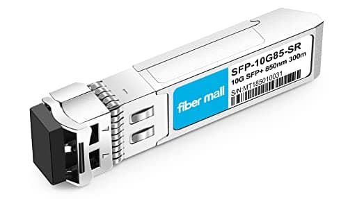 Image of SFP 10G SR for Broadcom AFBR-710FMZ,10GBASE-SR SFP+ 850nm 300m MMF LC DOM Fiber Optic Transceiver Module