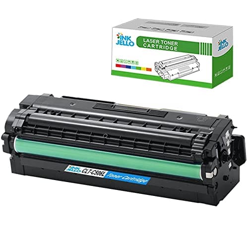 Image of InkJello Remanufactured Toner Cartridge Replacement for Samsung CLP-680DW CLP-680ND CLX-6260FR CLX-6260FW Samsung CLX-6260ND CLT-C506L (Cyan)
