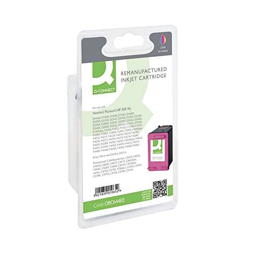 Image of Q-Connect HP 300XL Remanufactured Colour Inkjet Cartridge High Yield