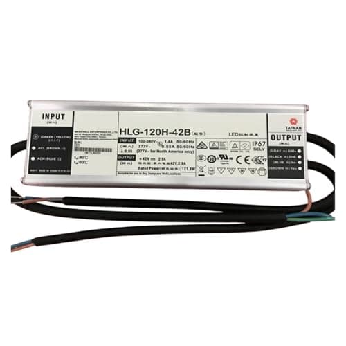 Image of LEOTNNDQ 120W constant voltage+constant current dimmable LED driver HLG-120H- 12V 15V 20V 24V 30V 36V 42V 48V 54V(HLG-120H-24B)